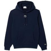 Sweat-shirt Lacoste SWEATSHIRT À CAPUCHE IMPRIMÉ BLEU MARINE