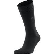 Chaussettes Burlington Leeds Mix Laine Noir