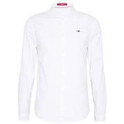 Chemise Tommy Hilfiger TOMMY JEANS - Chemise unie - blanche