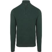 Sweat-shirt Mcgregor Pull Half Zip Laine Merinos Vert Pine