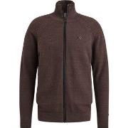 Sweat-shirt Cast Iron Cardigan Knitted Marron