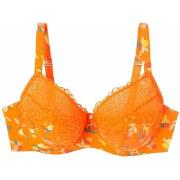 Emboitants Pomm'poire Soutien-gorge grand maintien imprimé orange Noum...