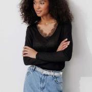 Blouses Promod T-shirt détail dentelle