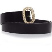 Ceinture Isotoner Ceinture Femme boucle ovale Noire