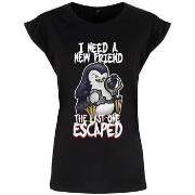 T-shirt Psycho Penguin I Need A New Friend