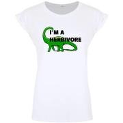 T-shirt Grindstore I'm A Herbivore