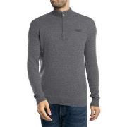 Pull Superdry Tricot demi-zip EMB essentiel