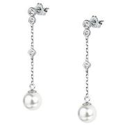 Bijoux Cleor Boucles d'oreilles en argent 925/1000 et perle de synthès...