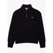 Sweat-shirt Lacoste Pull camionneur noir