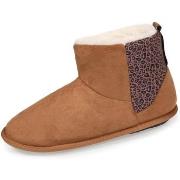 Chaussons Isotoner Chaussons bottillons Femme Camel