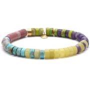 Bracelets Sixtystones Bracelet Tube Acier Doré-Medium-18cm