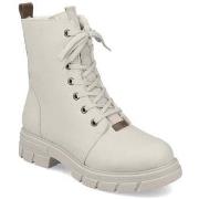 Bottines Rieker beige casual closed booties