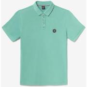 T-shirt Le Temps des Cerises Polo dylon vert d'eau