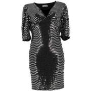 Robe courte Molly Bracken Knitted dress silver ladies