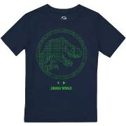 T-shirt enfant Jurassic World Neon Gamer