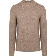 Sweat-shirt Dstrezzed Crewneck Per Marron