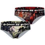 Boxers Freegun Lot de 2 culottes fille Panther Tiger