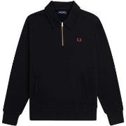 Polaire Fred Perry Fp Half Zip Sweatshirt