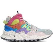 Baskets Flower Mountain Baskets Yamano 3 Mid Femme Gris-Multi