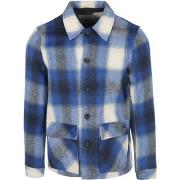 Sweat-shirt Dstrezzed Overshirt Plaid Navy