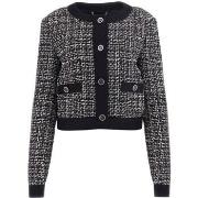 Gilet Guess Yvonne Mix Denim Tweed Jacket