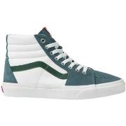 Baskets montantes Vans - Sk8 HI - blanche et bleu gris