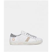 Baskets Date D.A.T.E. Hill Low Calf White Silver