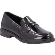 Mocassins Remonte black elegant closed ladies shoes