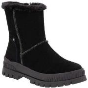 Bottines R-Evolution black casual closed ladies mid height boots