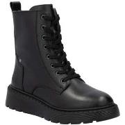 Bottines Rieker black casual closed ladies mid height boots