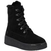 Bottines Rieker black casual closed ladies mid height boots