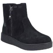 Bottines Rieker black casual closed ladies mid height boots