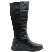 Bottes Melluso stivale in pelle con zeppa