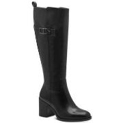 Bottines Tamaris black casual closed long heeled boot