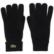 Gants Lacoste GANTS JERSEY DE LAINE NOIRS