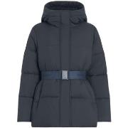 Veste Calvin Klein Jeans Veste a capuche femme Ref 64472 PPK Bleu