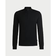 Pull BOSS Pull homme avec col en V et zip