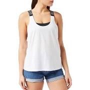 T-shirt Calvin Klein Jeans Dbardeur En Coton Bio - Intense Power Blanc