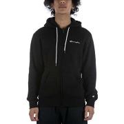 Polaire Champion Felpa Hooded Full Zip Sweatshirt Nero