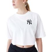 T-shirt New-Era Mlb Le Crop Tee Neyyan Whiblk