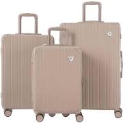 Valise Pierre Cardin Ensemble de 3 valises Champagne SHAULA