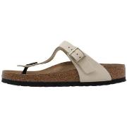 Sandales Birkenstock Gizeh LENB Ecru