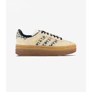 Baskets basses adidas Gazelle Bold Cream Black Leopard