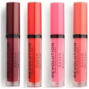 Gloss Makeup Revolution Lot 4 Gloss à Lèvres Sheer Brillant - 147 Vamp...