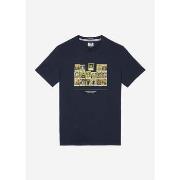 T-shirt Weekend Offender Polaroids - marine