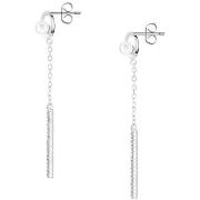 Boucles oreilles Cleor Boucles d'oreilles en argent 925/1000 et zircon