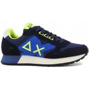 Chaussures Sun68 Running Jacky Fluo Sneaker Uomo Blu Z44115