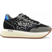 Chaussures Sun68 Running Ally Animalier Sneaker Donna Nero Z44214