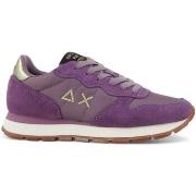 Chaussures Sun68 Running Ally Gold Silver Sneaker Donna Viola Z44202