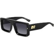 Lunettes de soleil Dsquared D2 0141/S Lunettes de soleil, Noir/Gris, 5...